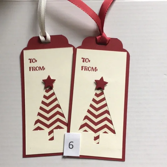 PICK 12 Fancy Christmas Tags FREE SHIPPING - Picture 7 of 15